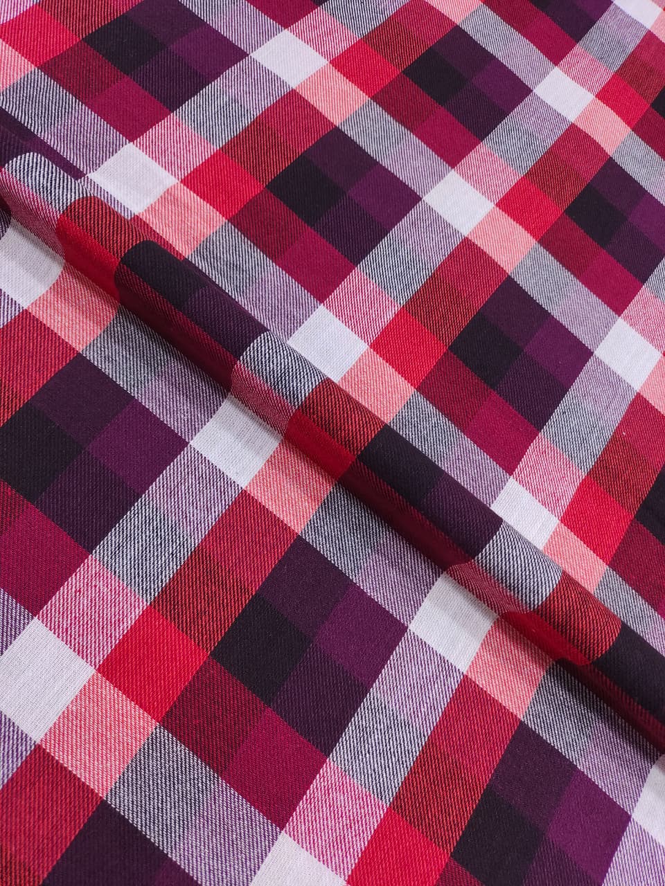 Brushed Checks Fabric SC109