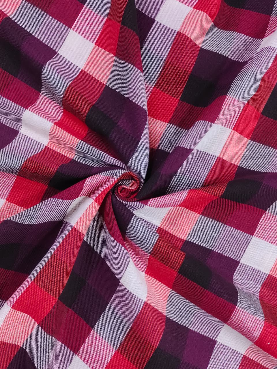 Brushed Checks Fabric SC109