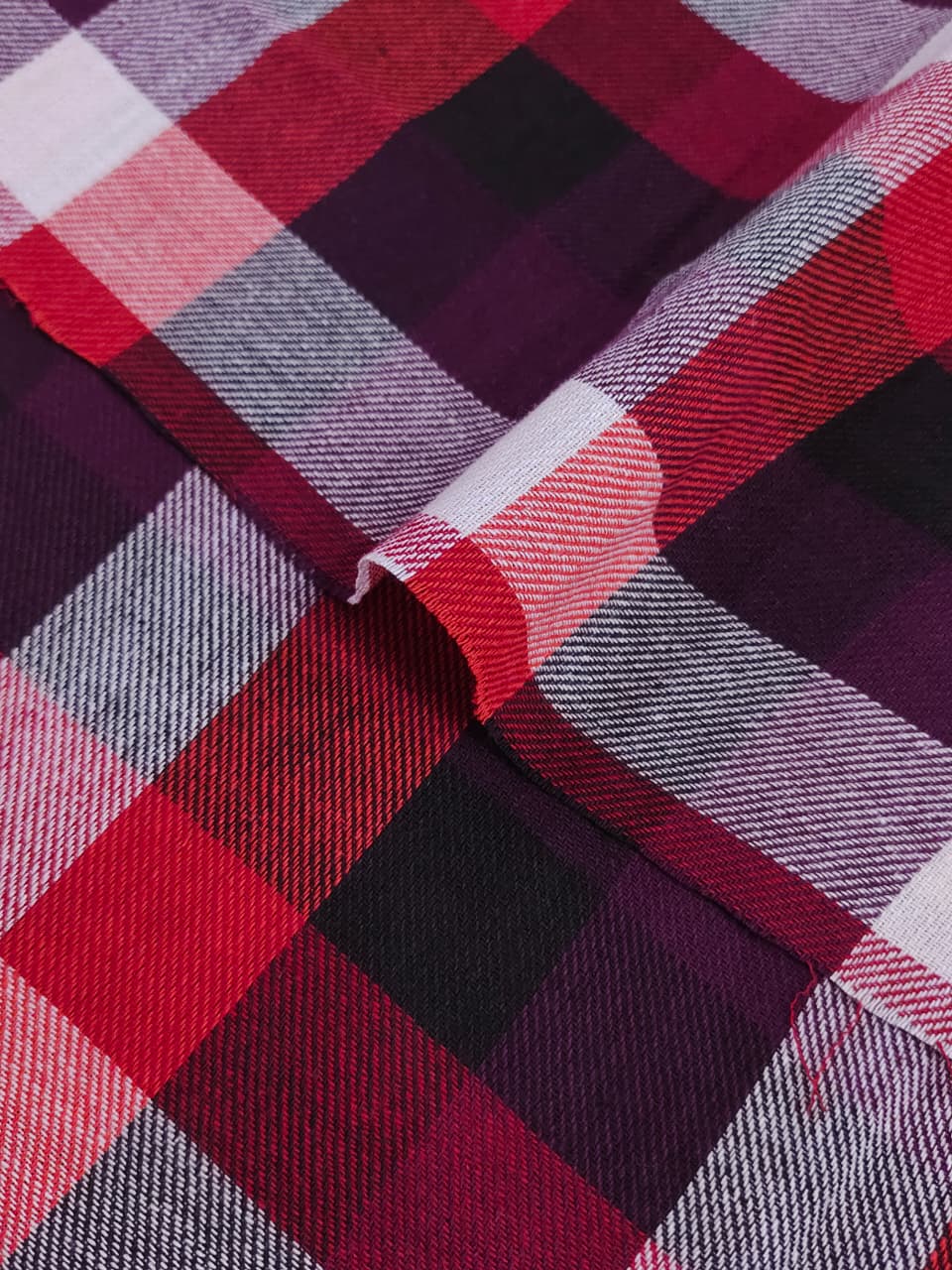 Brushed Checks Fabric SC109