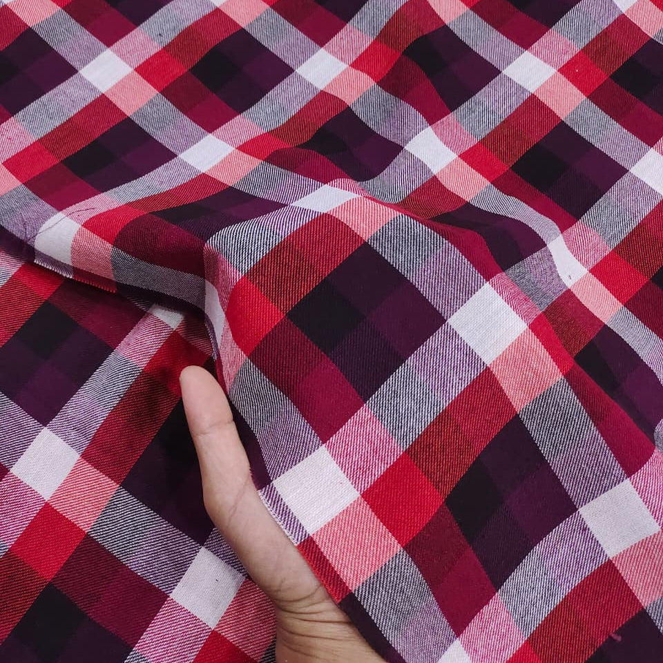 Brushed Checks Fabric SC109