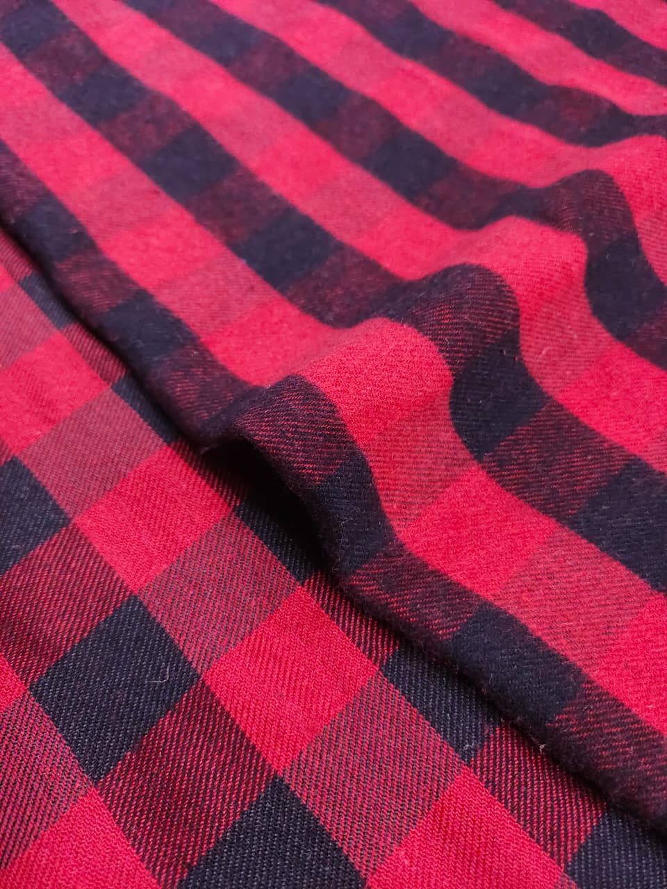 Brushed Checks Fabric SC110