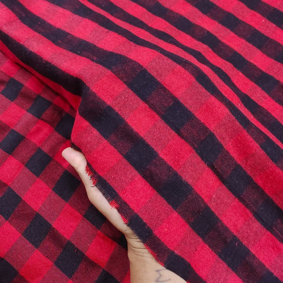 Brushed Checks Fabric SC110
