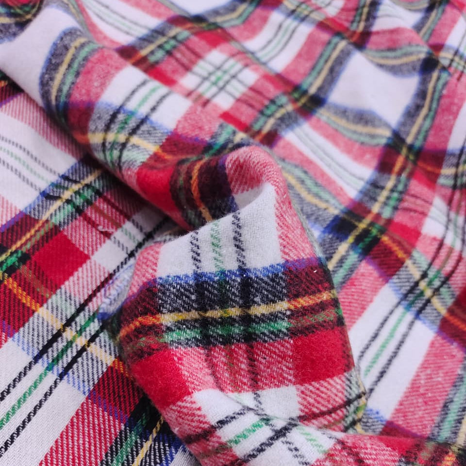 Brushed Checks Fabric SC112