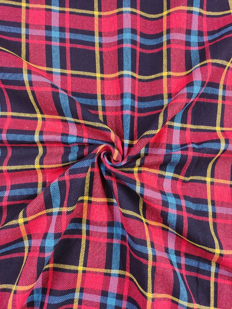 Brushed Checks Fabric SC113