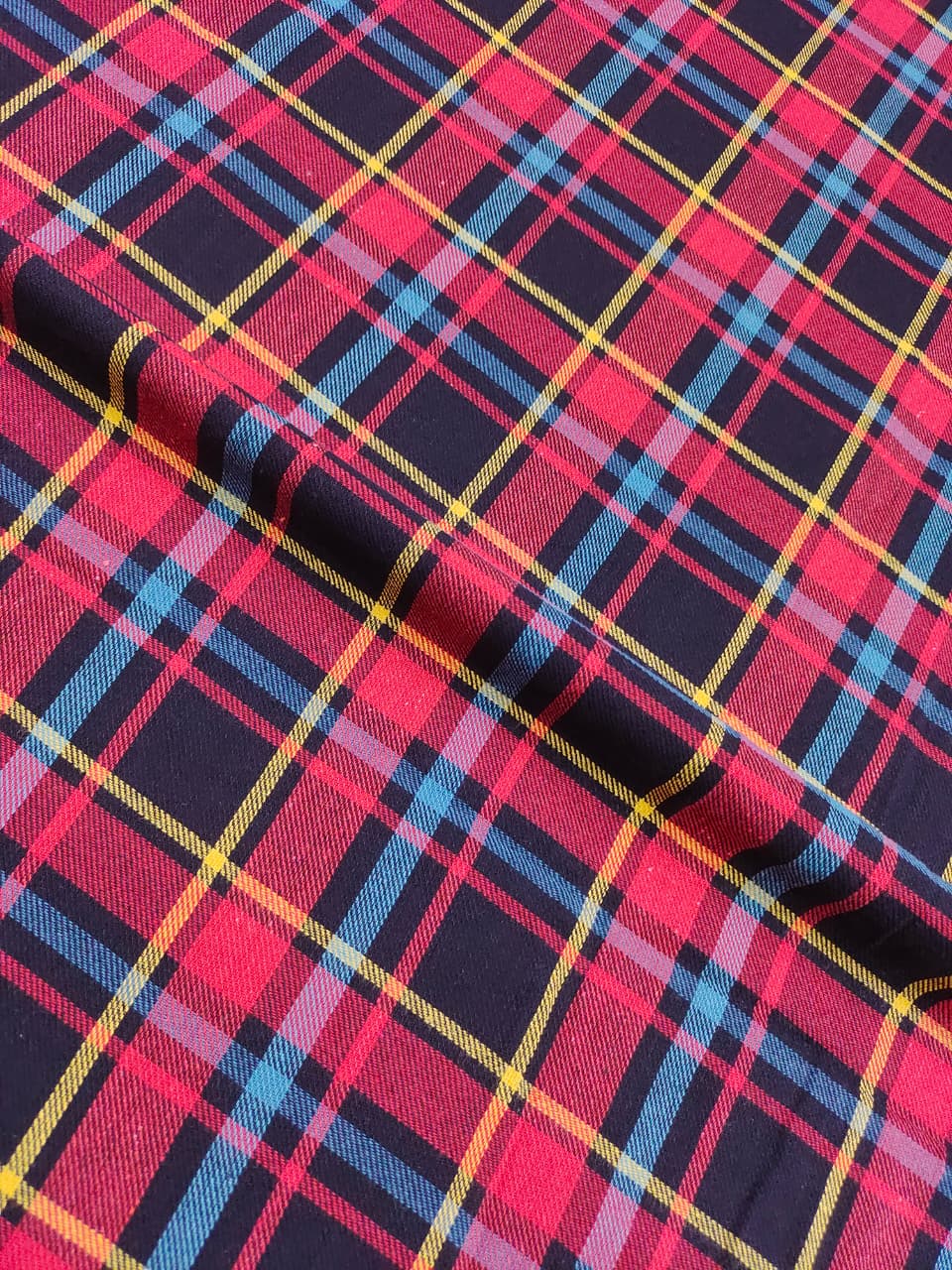 Brushed Checks Fabric SC113