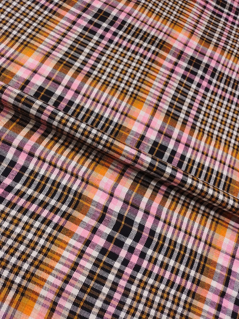 Brushed Checks Fabric SC124