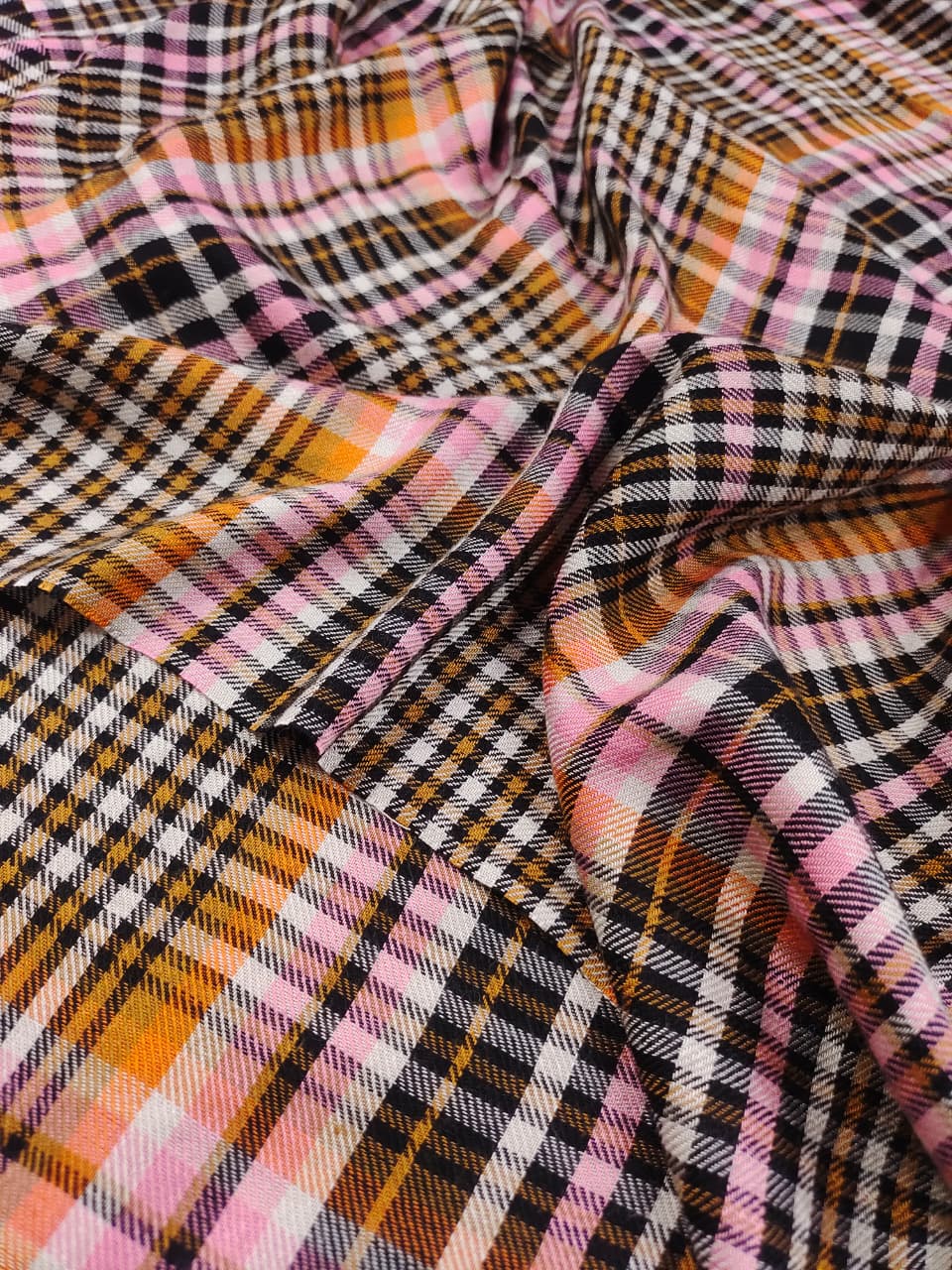 Brushed Checks Fabric SC124