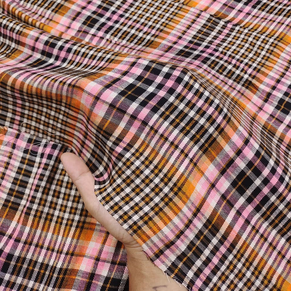 Brushed Checks Fabric SC124