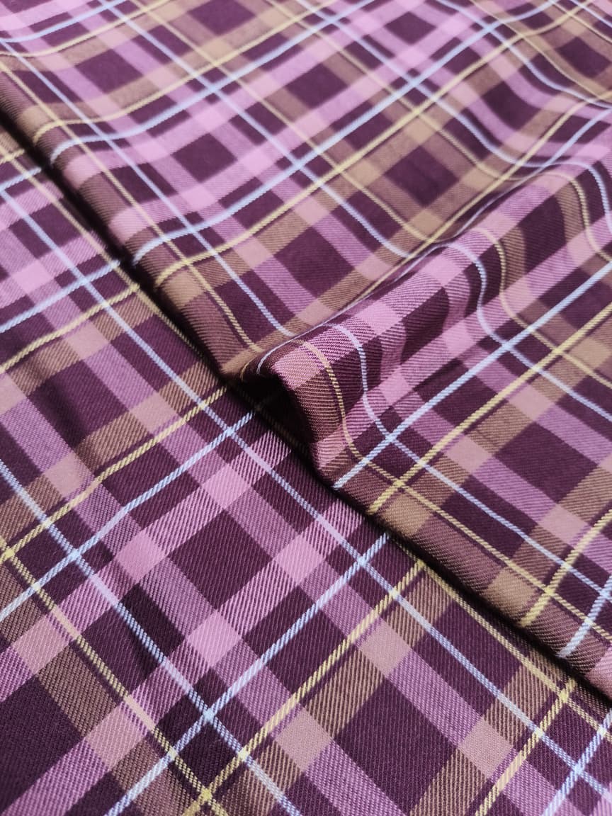 Brushed Checks Fabric SC128