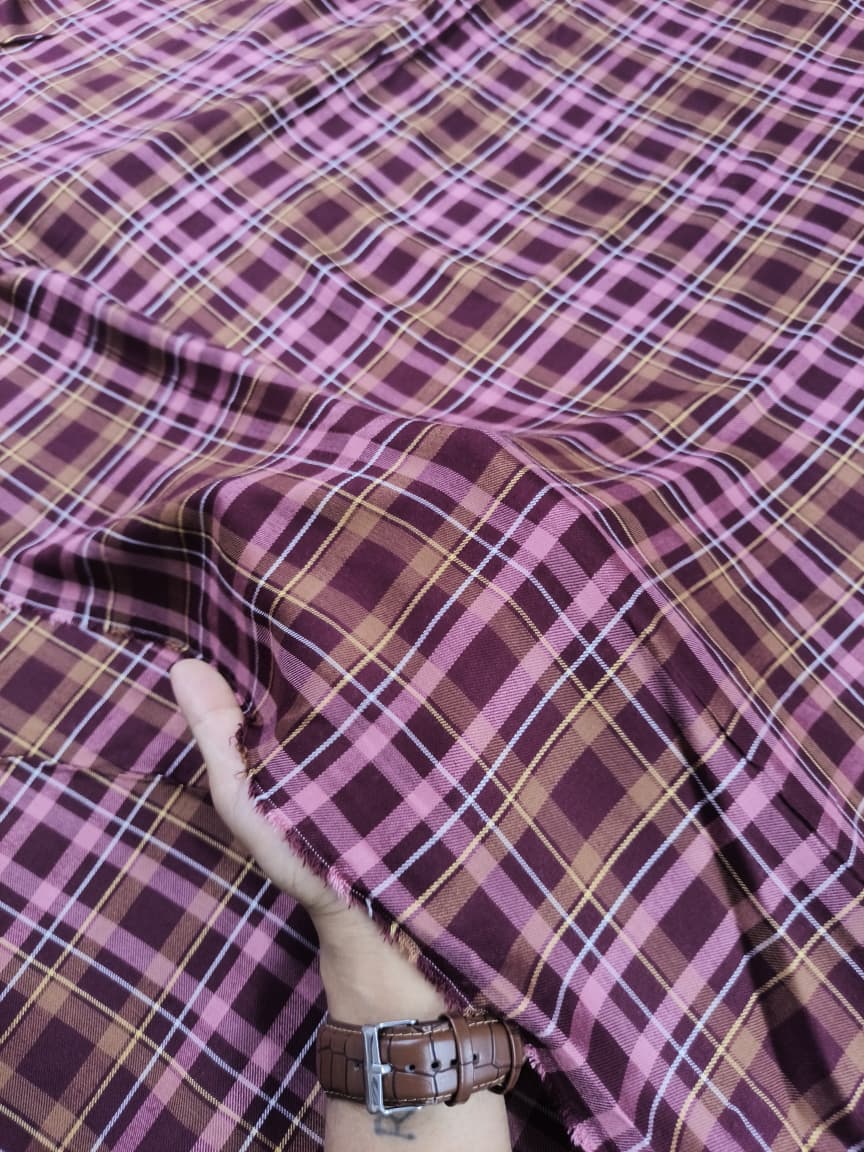 Brushed Checks Fabric SC128