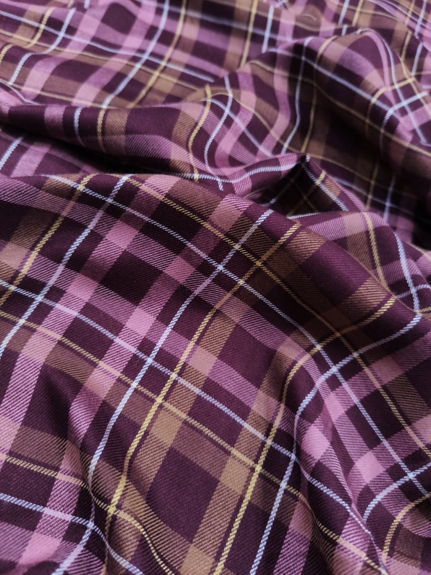 Brushed Checks Fabric SC128