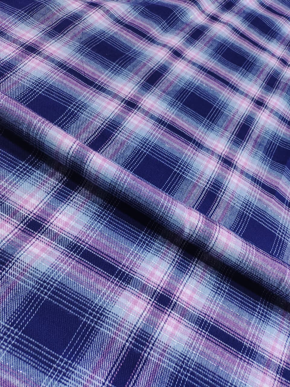 Brushed Checks Fabric SC132