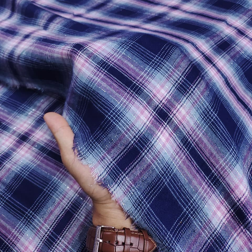 Brushed Checks Fabric SC132