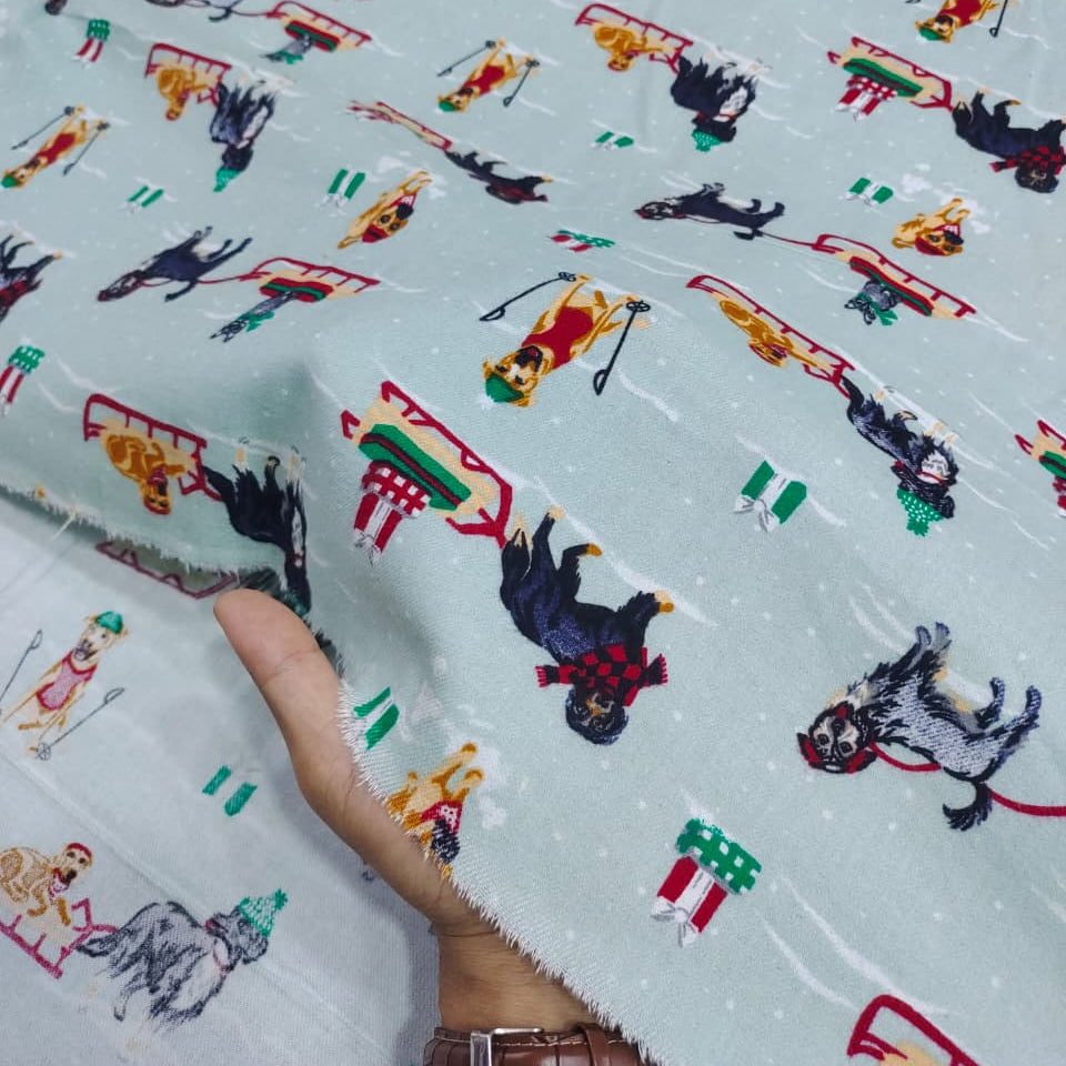 FLANNEL FABRIC SC135