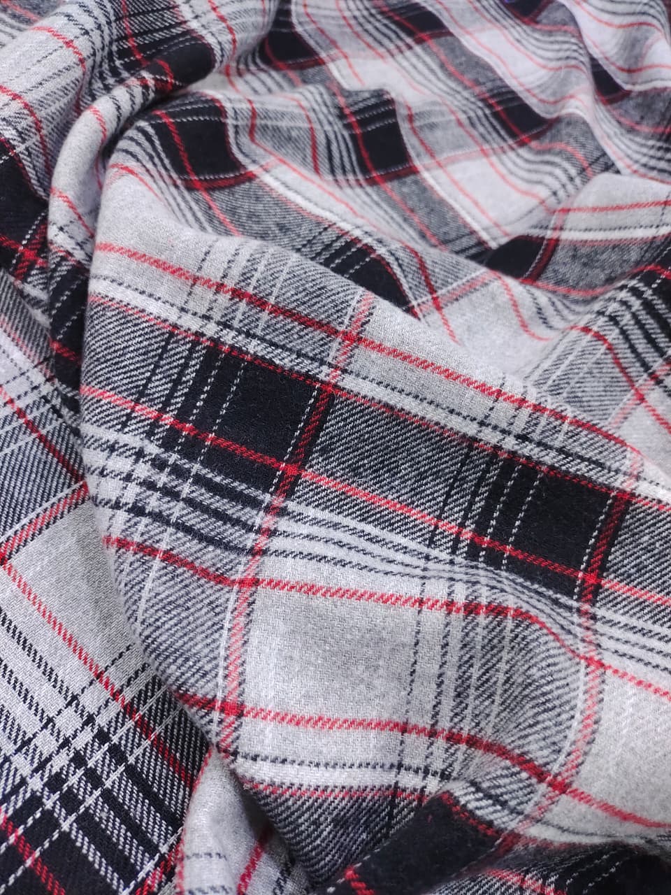 Brushed Checks Fabric SC139