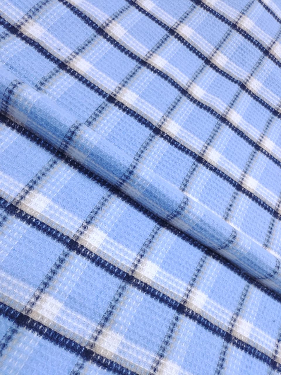 Brushed Checks Fabric SC143