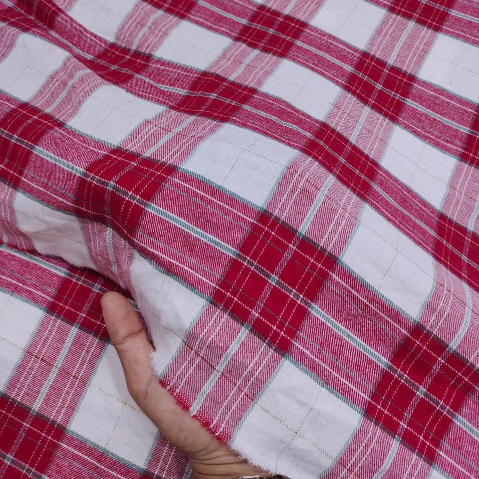 Brushed Checks Fabric SC144
