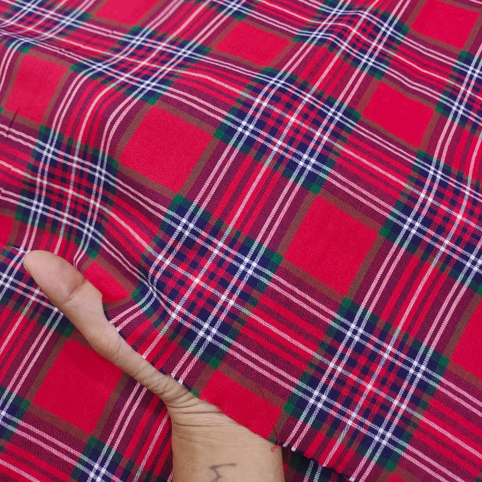 Brushed Checks Fabric SC149