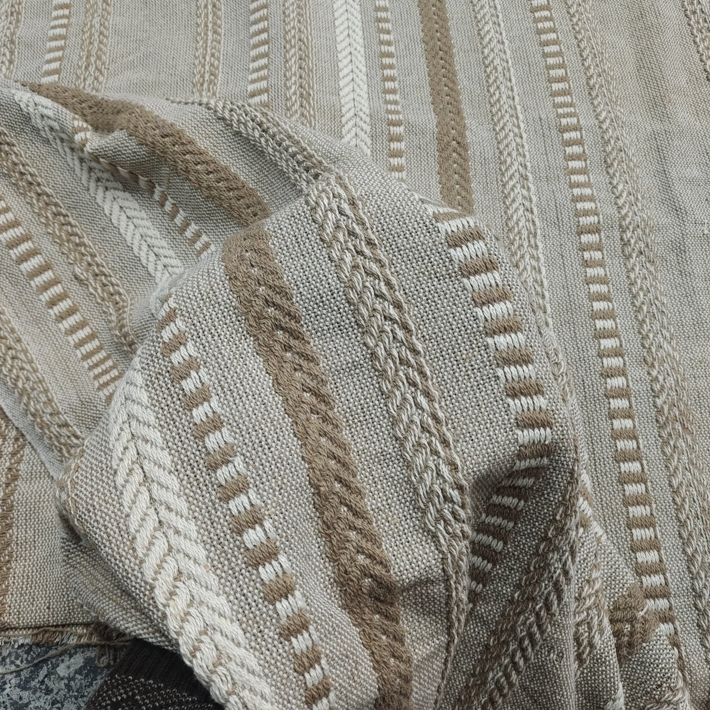 Handmade Jacquard Fabric HM048