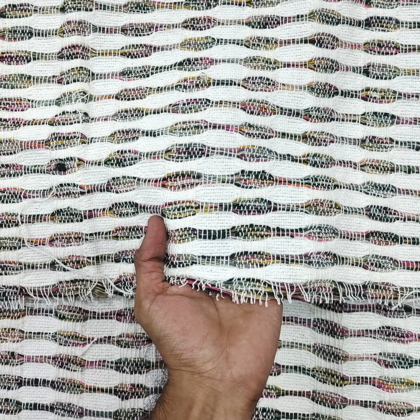 Handmade Jacquard Fabric  HM017