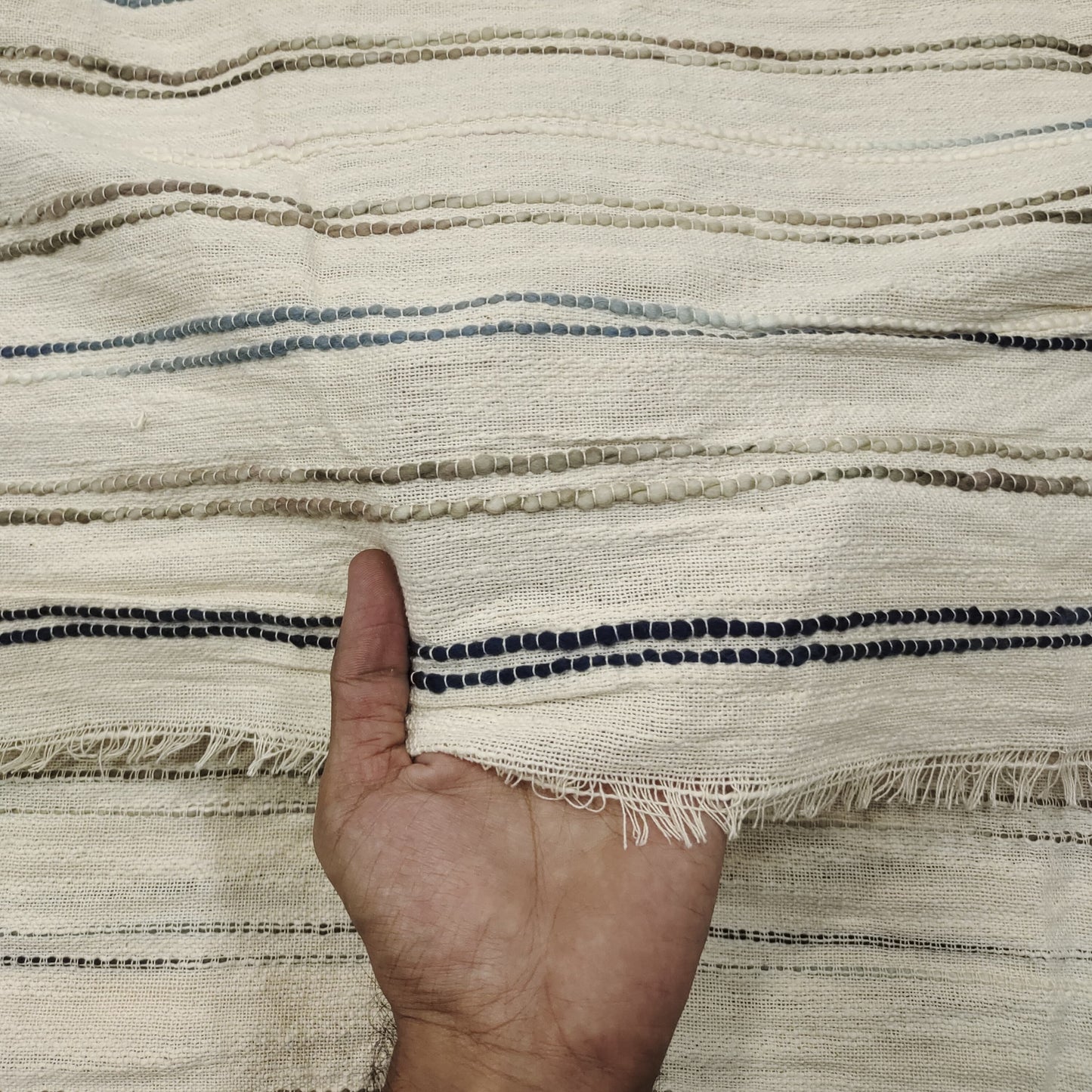 Handmade Jacquard Fabric HM046