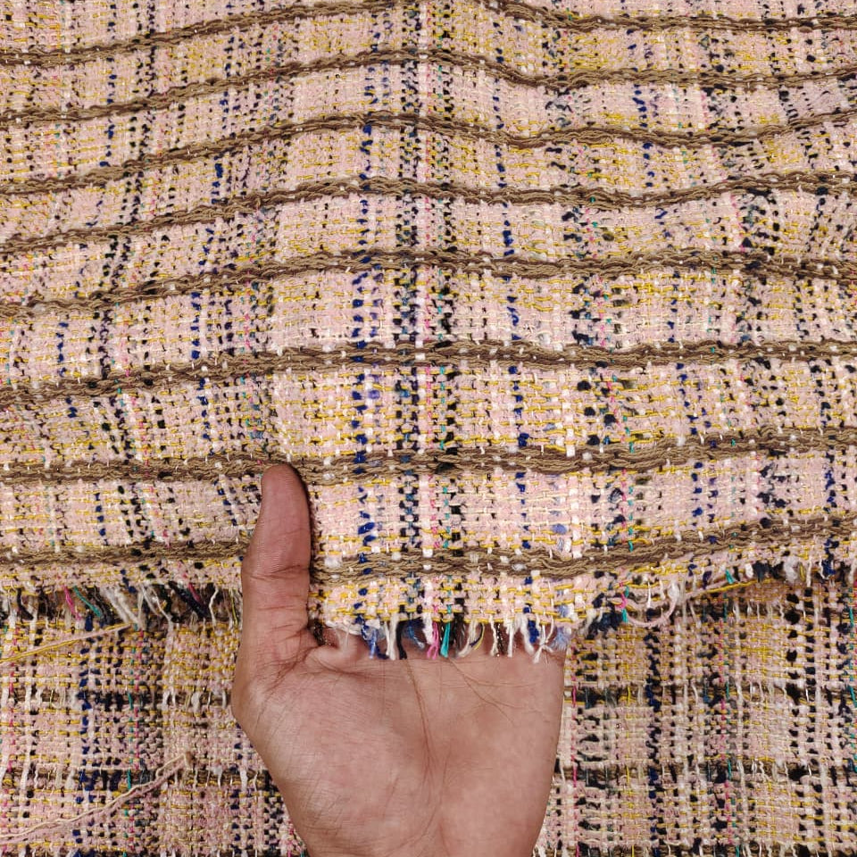 Handmade Jacquard Fabric  HM014