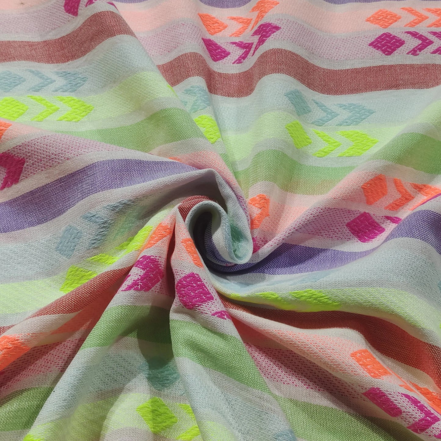 Yarn Dyed Pattern YD077 Fabric Hugs