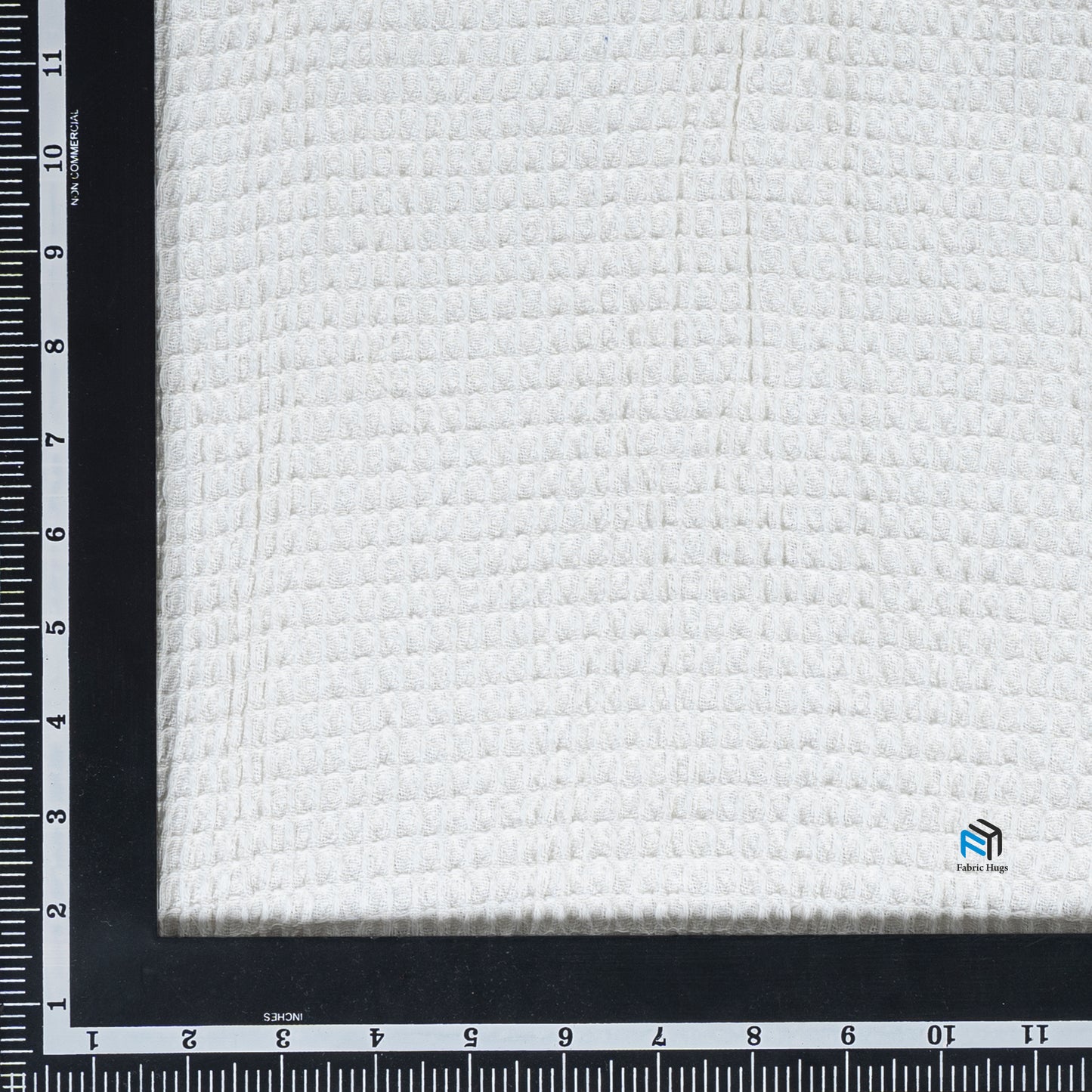 Cotton Waffle RFD Fabric with 0.75*1cm Check Size