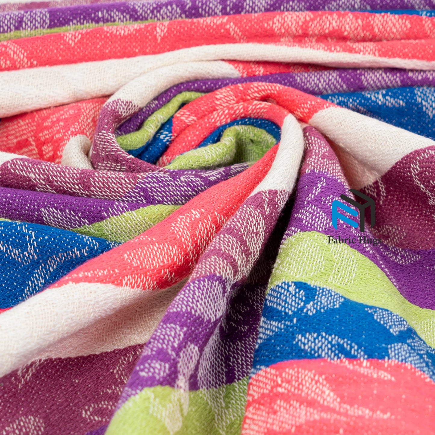 Yarn Dyed Pattern YD022 Fabric Hugs